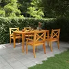 Image de vidaXL Ensemble à manger de jardin 5 pcs Bois d'acacia solide3058003