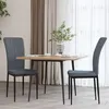 Image de vidaXL Chaises à manger lot de 2 Gris foncé Velours326094