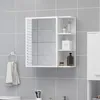 Image de vidaXL Armoire À Miroir De Bain Blanc 62,5x20,5x64 Cm Aggloméré - Vidaxl