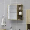 Image de vidaXL Armoire Ã  miroir de bain ChÃªne sonoma 62,5x20,5x64 cm AgglomÃ©rÃ©
