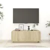 Image de vidaXL Meuble TV Chêne sonoma 100x35x40 cm Bois d'ingénierie804439