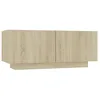 Image de Vidaxl Meuble Tv ChÃªne Sonoma 100x35x40 Cm AgglomÃ©rÃ©