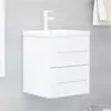 Image de vidaXL Armoire d'évier Blanc 41x38,5x48 cm Bois d’ingénierie804683