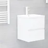 Image de vidaXL Armoire d'évier Blanc 41x38,5x45 cm Bois d’ingénierie804728