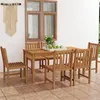 Image de vidaXL Ensemble à manger de jardin 7 pcs Bois de teck solide