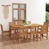 Image de vidaXL Ensemble à manger de jardin 9 pcs Bois de teck solide