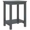 Image de vidaXL Table de chevet gris foncé 35x30x47 cm bois de pin massif322214