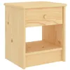 Image de vidaXL Table de chevet naturel 35x30x40 cm bois de pin massif