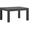 Image de vidaXL Vidaxl Table De Jardin Anthracite 58x58x41 Cm Pp Rotin