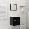 Image de vidaXL Lavabo encastré avec robinet 42x39x18 cm céramique blanc