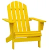 Image de vidaXL Chaise de jardin Adirondack Bois de sapin massif Jaune