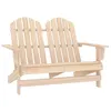 Image de vidaXL Chaise de jardin Adirondack 2 places bois de sapin massif315902
