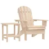 Image de vidaXL Chaise de jardin Adirondack avec table Bois de sapin massif