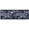 Image de vidaXL Tapis de sol de cuisine lavable Bleu café 45x150 cm315967