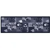 Image de vidaXL vidaXL Tapis de sol de cuisine lavable Bleu café 45x150 cm