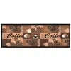 Image de vidaXL Tapis de cuisine lavable Marron café 60x300 cm