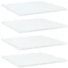 Image de vidaXL Panneaux de bibliothèque 4 pcs blanc bois d’ingénierie