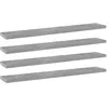 Image de vidaXL Panneaux de bibliothèque 4 pcs gris béton bois d ingénierie