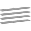 Image de vidaXL Vidaxl Panneaux De Bibliothèque 4 Pcs Gris Béton Bois D'ingénierie