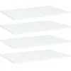 Image de Vidaxl Panneaux De BibliothÃ¨que 4 Pcs Blanc 60x40x1,5 Cm AgglomÃ©rÃ©
