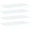 Image de vidaXL Panneaux de bibliothèque 4 pcs blanc bois d’ingénierie