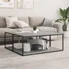 Image de vidaXL Panneaux de bibliothèque 4 pcs gris béton bois d'ingénierie