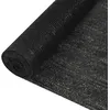 Image de vidaXL Filet brise-vue Noir 1,5x50 m PEHD 195 g/m²