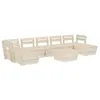 Image de vidaXL Salon de jardin palette 8 pcs Bois d'épicéa imprégné3063727