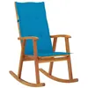 Image de vidaXL Chaise à bascule avec coussins Bois d'acacia massif3064183