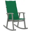 Image de vidaXL Chaise à bascule avec coussins Gris Bois d'acacia massif3064214