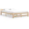 Image de vidaXL Cadre de lit Bois de pin massif 140x200 cm