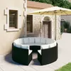 Image de Vidaxl Salon De Jardin 8 Pcs Avec Coussins RÃ©sine TressÃ©e Noir