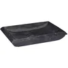 Image de vidaXL vidaXL Lavabo Noir 50x35x10 cm Marbre