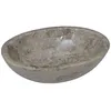 Image de vidaXL vidaXL Lavabo Gris 53x40x15 cm Marbre