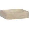 Image de vidaXL vidaXL Lavabo Crème 40x40x10 cm Marbre