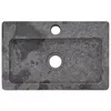 Image de vidaXL Lavabo Gris 38x24x6,5 cm Marbre