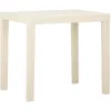 Image de vidaXL Vidaxl Table De Jardin Blanc 79x65x72 Cm Plastique