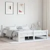 Image de vidaXL Cadre de lit sans matelas blanc bois de pin massif 160x200 cm322072