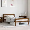 Image de vidaXL Cadre de lit sans matelas Marron miel Bois pin massif 90x200 cm322075