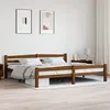 Image de vidaXL Cadre de lit sans matelas marron miel bois pin massif 200x200cm322081