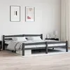Image de vidaXL Cadre de lit sans matelas gris foncé pin massif 200x200 cm322095