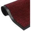 Image de vidaXL Paillasson touffeté 60x150 cm Rouge