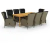 Image de Vidaxl Ensemble De Salle Ã Manger De Jardin 9 Pcs Marron