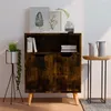 Image de vidaXL Buffet chêne fumé 60x30x72 cm bois d'ingénierie326830