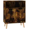 Image de Vidaxl Buffet ChÃªne FumÃ© 60x30x72 Cm AgglomÃ©rÃ©