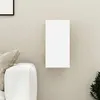 Image de vidaXL Meuble TV Blanc 30,5x30x60 cm Bois d’ingénierie