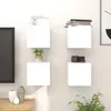 Image de vidaXL Meubles TV muraux 4 pcs Blanc 30,5x30x30 cm