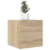 Image de vidaXL Meubles TV muraux 2 pcs Chêne sonoma 30,5x30x30 cm804491