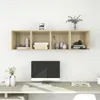 Image de vidaXL Armoires murales 4 pcs Chêne Sonoma 37x37x37 cm Bois ingénierie