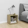 Image de vidaXL Meuble TV chêne sonoma 37x35x37 cm bois d’ingénierie